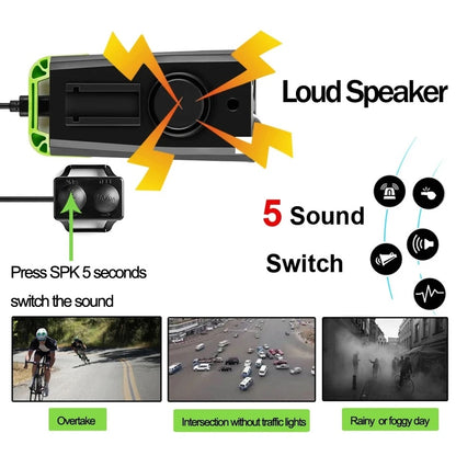 Bicycle computer light with light and strong light